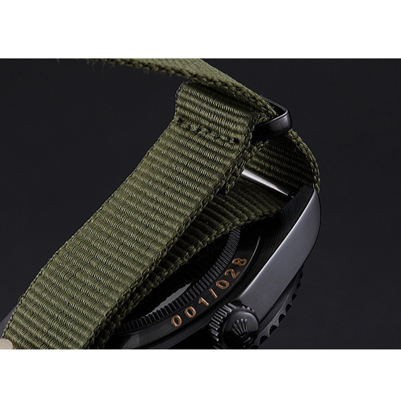 Aaa replica watch Submariner 621995 Olive Rolex Stealth 0524